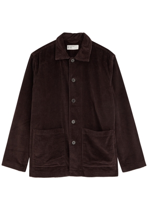 Universal Works Easy Corduroy Overshirt - Brown - L