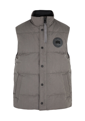 Canada Goose Garson Quilted Cotton-blend Gilet - Dark Grey - S