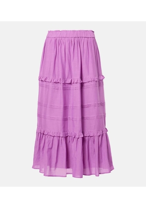Marant Etoile Diya cotton-blend maxi skirt
