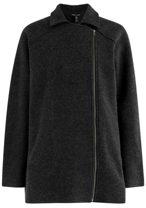 Eileen Fisher Wool Jacket - Charcoal - S (UK 10-12 / M)
