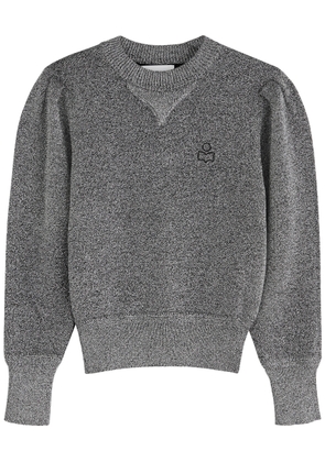 Isabel Marant étoile Kelaya Logo Knitted Jumper - Silver - 34 (UK6 /xs)