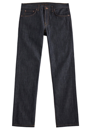 Nudie Jeans Gritty Jackson Straight-leg Jeans - Indigo - W34 (W34 / L)
