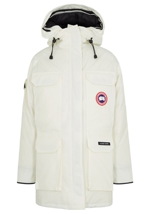 Canada Goose Expedition Hooded Arctic-tech Parka, White, Parka, Coat - L