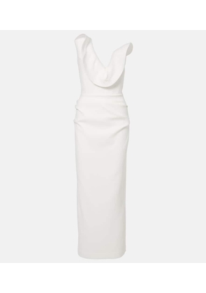 Maticevski Requiem strapless crepe gown