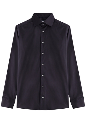 Eton Cotton-twill Shirt - Navy - 43 (C17 /xl)