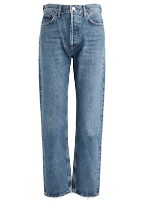 Agolde 90s Pinch Waist Straight-leg Jeans - Dark Blue - 28 (W28 / UK10 / S)