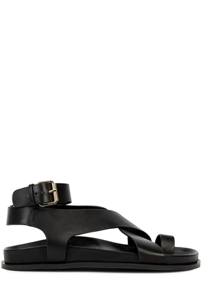 A.emery Jalen Leather Sandals - Black - 6