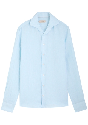 Aurélien Seaside Linen Shirt - Light Blue - M