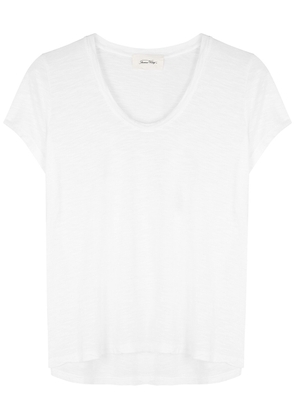 American Vintage Jacksonville Slubbed Cotton-blend T-shirt - White - L