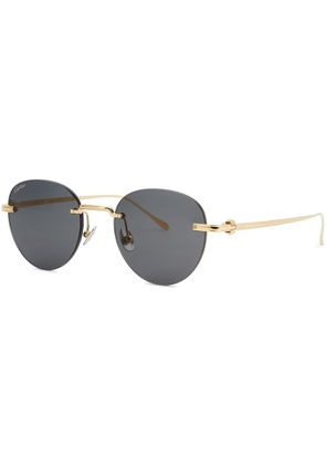 Cartier Pasha De Cartier Gold-tone Titanium Sunglasses, Sunglasses