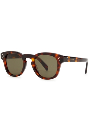 Celine - Round-frame Sunglasses Brown, Designer-stamped Arms, 100% UV Protection