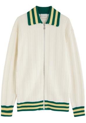 DRÔLE DE Monsieur Le Cardigan Aprés-sport Wool-blend Cardigan - Cream - L