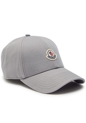 Moncler Logo Cotton cap - Grey - One Size