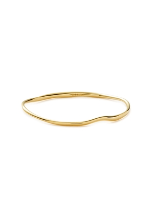 Missoma Molten Ripple 18kt Gold Vermeil Bangle - M
