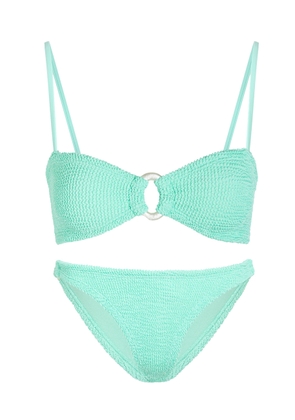 Hunza G Misty Crinkle Bikini - Mint - One Size