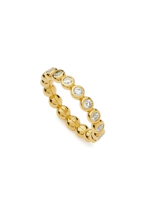 Missoma Tennis Eternity 18kt Gold Vermeil Ring - J (UK J / US 5)