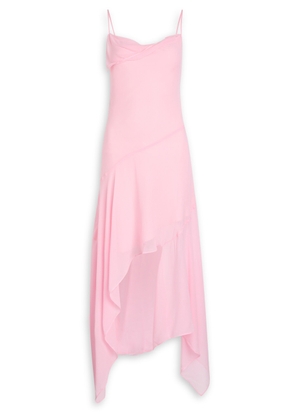 Bec & Bridge Tallis Asymmetric Chiffon Midi Dress - Pink - 6 (UK6 / XS)