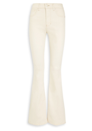 Veronica Beard Beverly Flared-leg Jeans - Ecru - W26 (W26 / UK8 / S)