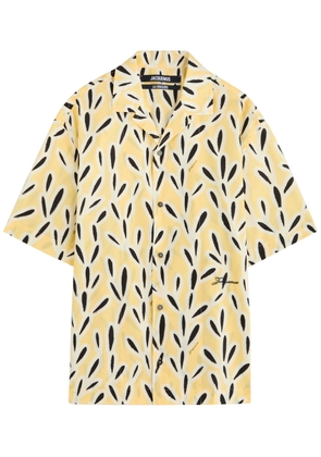 Jacquemus La Chemise Aloe Cotton-poplin Shirt - Yellow - 52 (IT52 / XL)