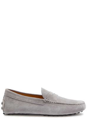 Tods Gommino Suede Loafers - Grey - 9 (IT43 / UK9)