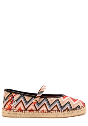 Missoni Lola Suede Espadrille Flats - Multicoloured - 40 (IT40 / UK7)