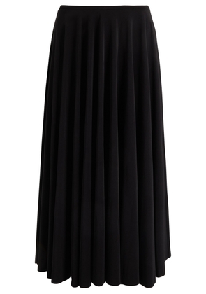 Norma Kamali Stretch-jersey Midi Skirt - Black - L (UK14 / L)