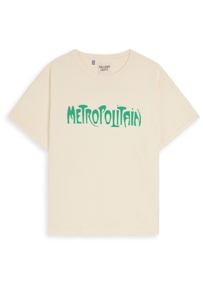 Gallery Dept. Self Title Printed Cotton T-shirt - Off White - M