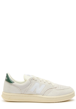 New Balance T500 Court Panelled Leather Sneakers - Grey - 4.5 (IT37.5 / UK4.5)