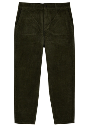 Les Deux Kody Straight-leg Corduroy Trousers - Dark Green - 28 (W28 /xs)