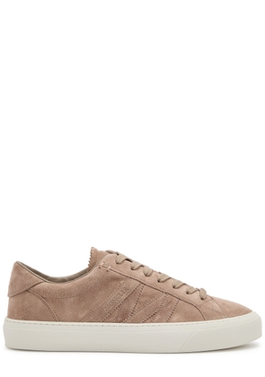 Moncler Monaco2 Panelled Suede Sneakers - Beige - 43 (IT43/ UK9)
