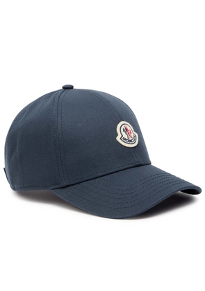 Moncler Logo Cotton cap - Navy - One Size