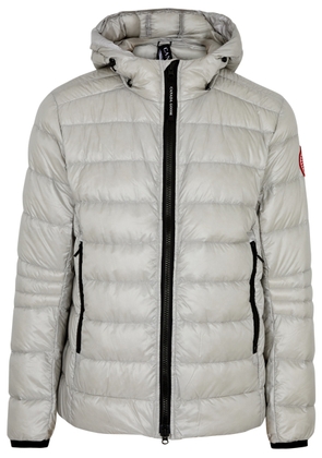 Canada Goose Crofton Quilted Shell Jacket - Silver - XL, Men's Designer Shell Jacket, Male