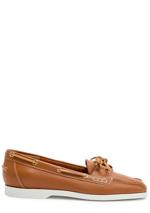 Atp Atelier Nesso Grained Leather Loafers - Brown - 38 (IT38/ UK5)