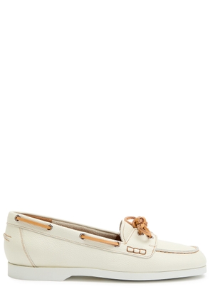 Atp Atelier Nesso Grained Leather Loafers - Beige - 37 (IT37/ UK4)