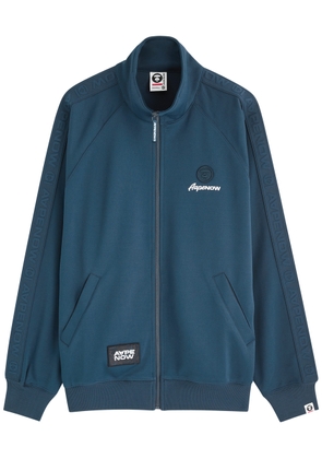 Aape Logo-jacquard Jersey Track Jacket - Blue - S