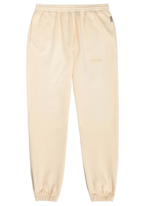 Represent Owners Club Logo-print Cotton Sweatpants - Cream - S