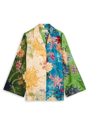 Alemais Avery Floral Satin Shirt - Multicoloured - 10 (UK10 / S)
