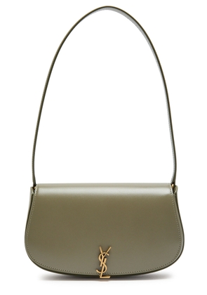Saint Laurent Demi Lune Leather Shoulder bag - Green - One Size