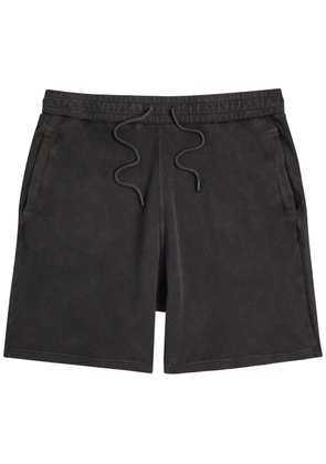 JW Anderson Garment Dye Waffle Shorts - Black - XL