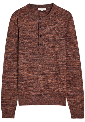 JW Anderson Melange Henley Knit Jumper - Multicoloured 1 - M