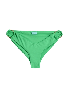 Melissa Odabash Harmburg Ring-embellished Bikini Briefs - Green - 42 (UK10 / S)