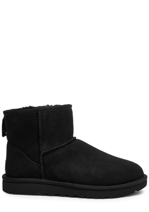 UGG Women's Designer Classic Mini II Suede Black Boots UK3 - 3