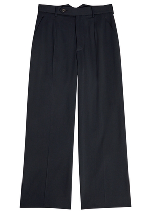 Vivienne Westwood Humphrey Wide-leg Wool Trousers - Navy - 52 (IT52 / XL)