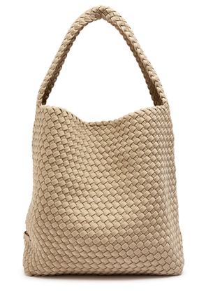Naghedi Nomad Hobo Medium Woven Shoulder bag - Ecru - One Size