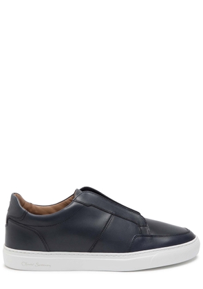 Oliver Sweeney Rende Panelled Leather Sneakers - Navy - 7 (IT41 / UK7)
