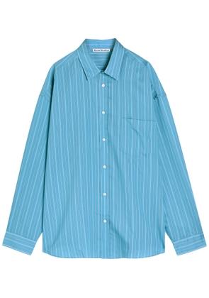 Acne Studios Striped Lyocell-blend Shirt - Blue - 48 (IT48 / M)