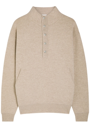 Allude Wool-blend Jumper - Beige - XL