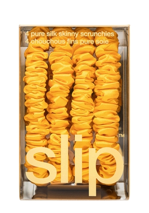 Slip Pure Silk Skinny Scrunchies - Golden
