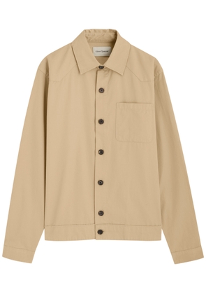 Oliver Spencer Witley Cotton Overshirt Jacket - Beige - S