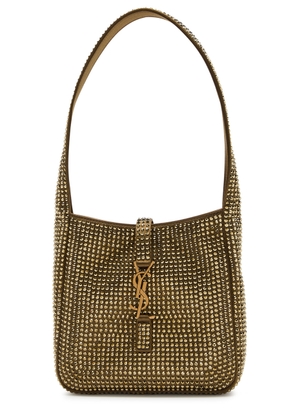 Saint Laurent Le 5 à 7 Mini Embellished Satin Shoulder bag - Gold - One Size